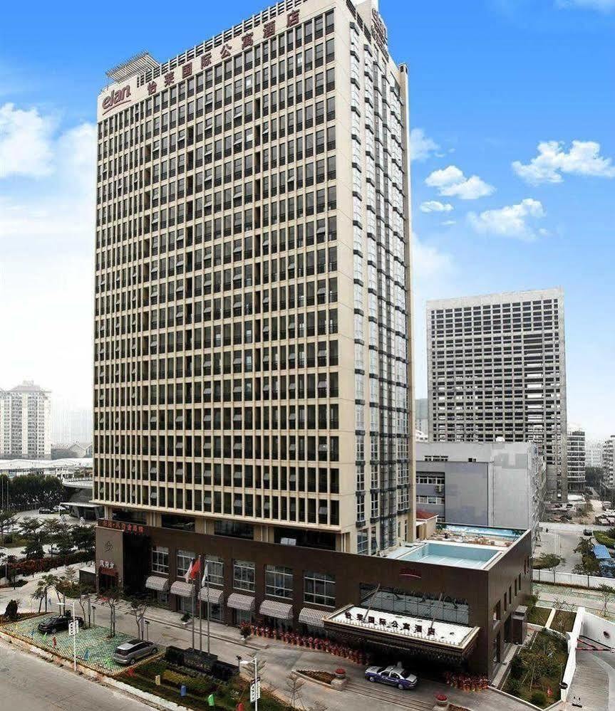 Xiamen Yilai International Apartment Hotel Bagian luar foto